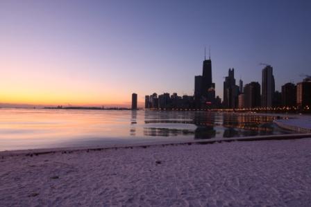 100-Chicago January Sunrise